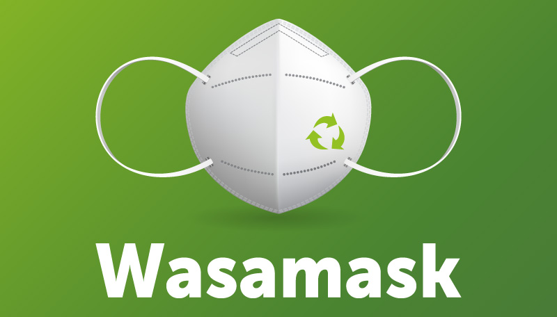 Wasamask: reciclado de mascarillas usadas para proteger el medioambiente